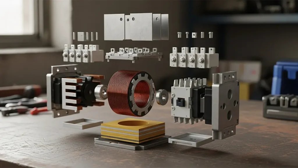 اجزای کنتاکتور