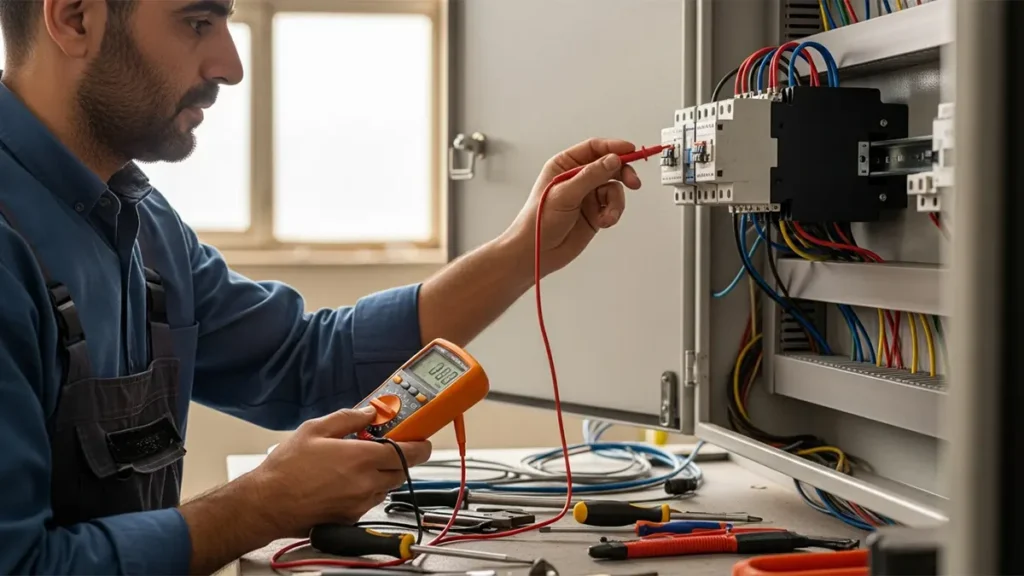 تست سالم بودن کنتاکتور