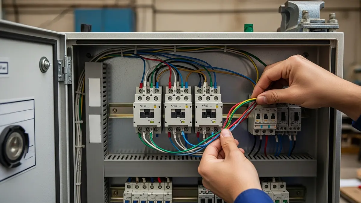 نحوه بستن ستاره مثلث با کنتاکتور