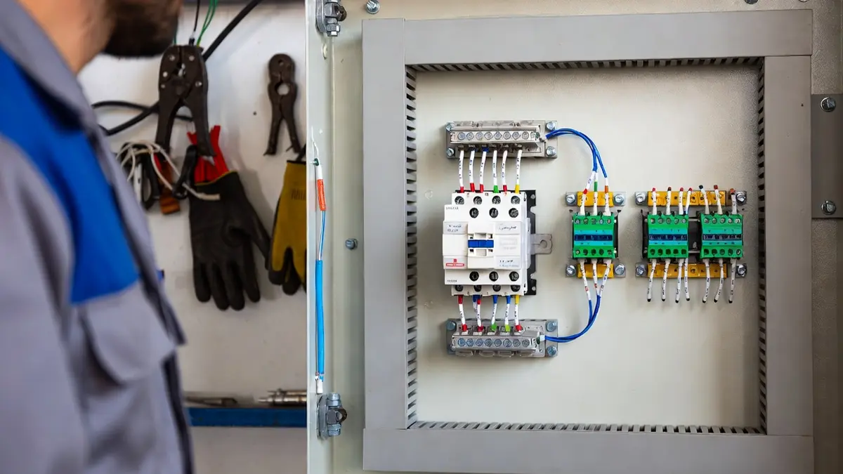 نصب کنتاکتور تک فاز