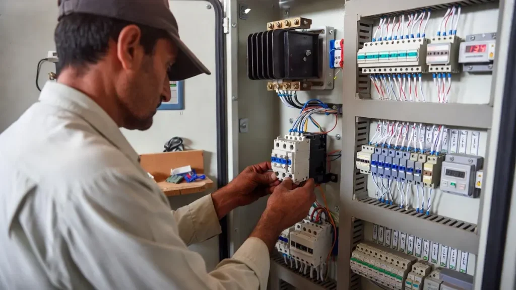 نصب کنتاکتور سه فاز