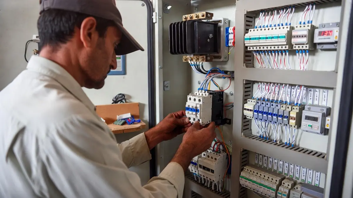 نصب کنتاکتور سه فاز